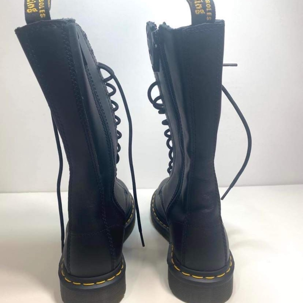 Dr.Martens 1914 Vonda II Leather Combat Boots - Picture 6 of 13